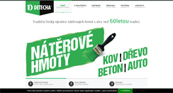 Desktop Screenshot of detecha.cz
